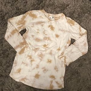 Tie-dye Cotton On Long-Sleeve
